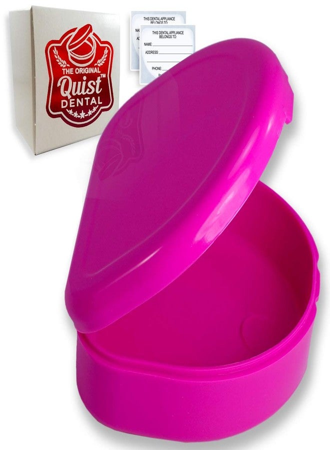 Quist Dental QUIST (TM) Solid Orthodontic Retainer Case (Pink) - Image 1