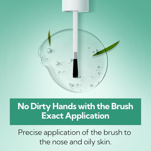 BREYLEE Blackhead Remover Mask, Tea Tree Oil Nose Pore Strips +100 papers, Puntos Negros, Peel Off Mask for Nose and Face, Pore Cleanser Purifying, Brush Desigh - Image 4