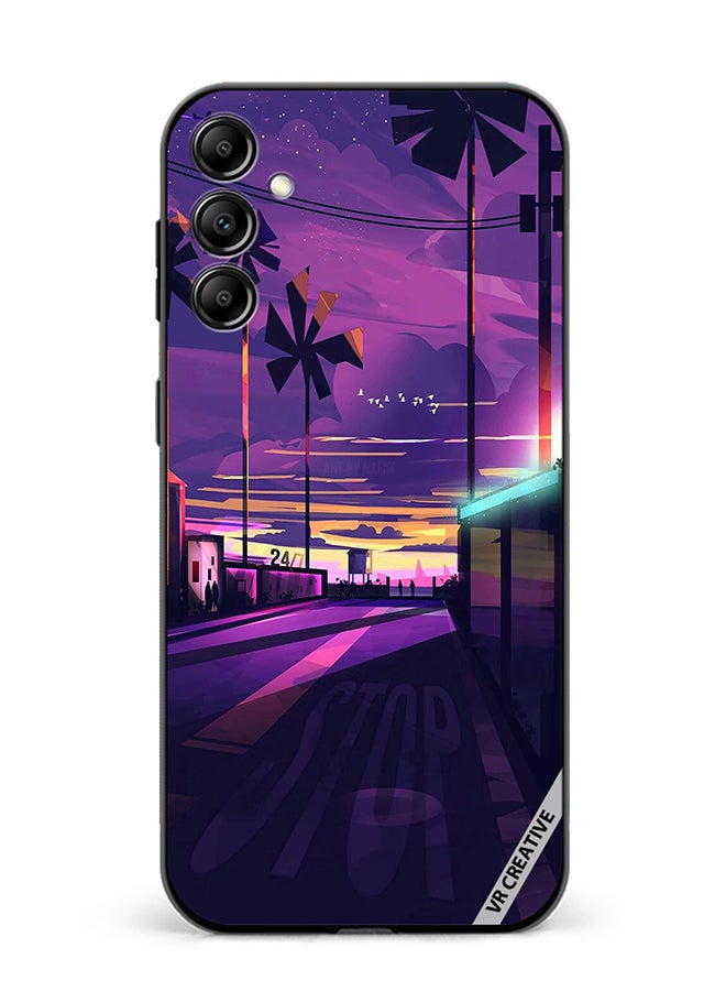 VR CREATIVE Protective Case Cover For Samsung Galaxy A15 5G/A15 Empty Road Design Multicolour - Image 1