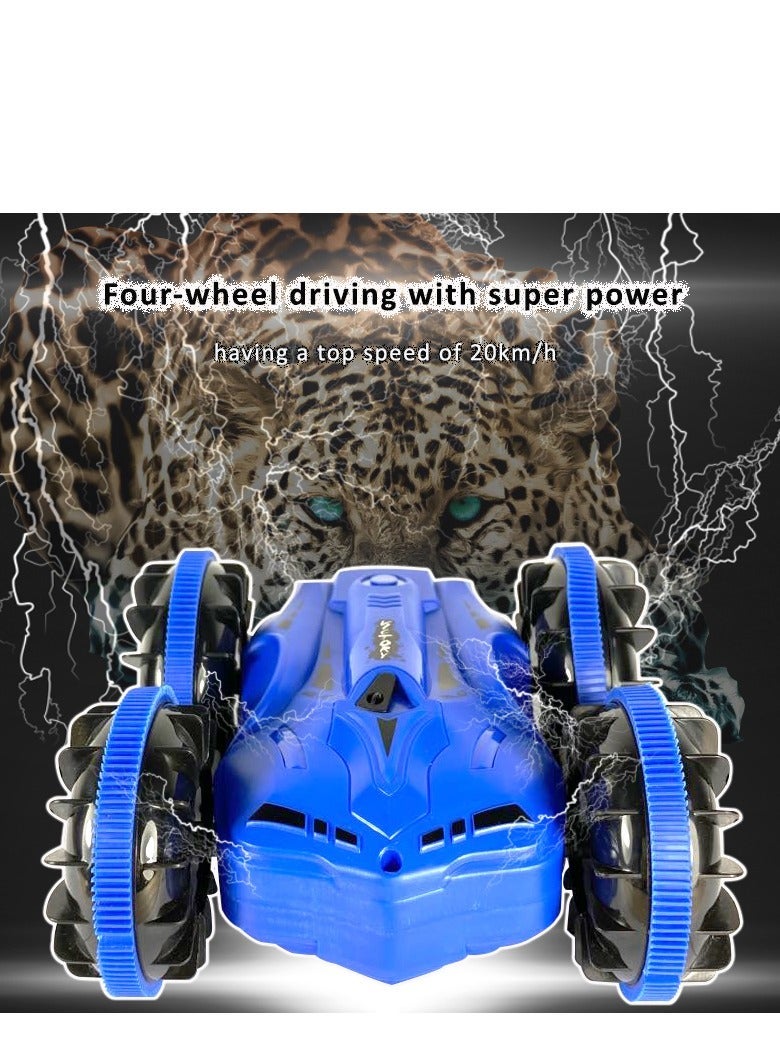 GOLD MANTIS Amphibious Stunt Electric Double-sided Drift Remote Control Car 360 Degree Waterway Amphibious Stunt Car High-speed Racing Summer Beach Crawler Toy Car - Image 4