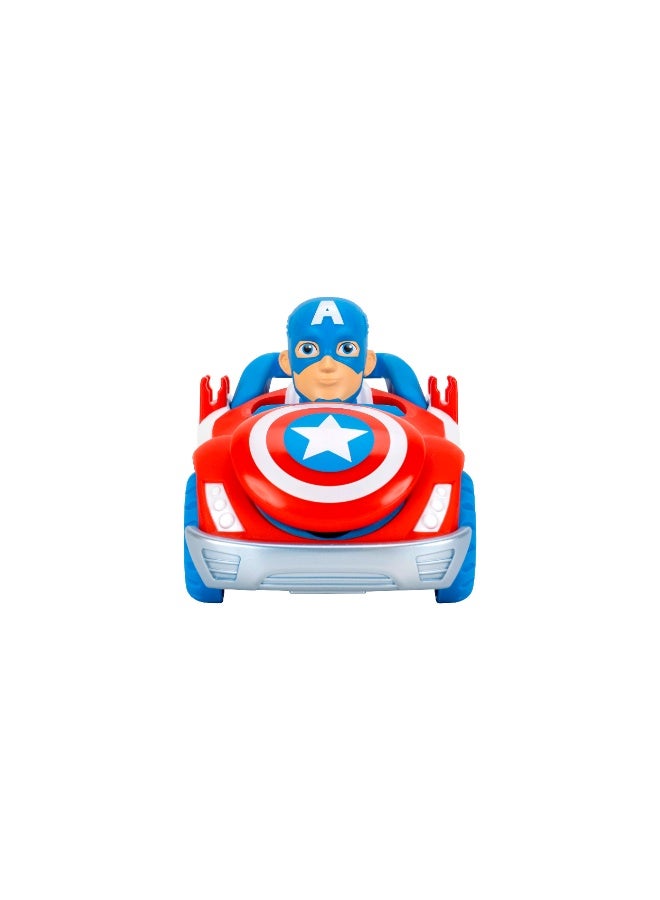 MARVEL Spidey N Friends Web Dart Zoomer Play Vehicle - Captain America | Marvel | Spiderman | Toy Vehicle | Toy Car | Collectible Toys | Encourages Imaginative Play & Motor Skills Development | Gift for Kids & Toddlers - Image 4