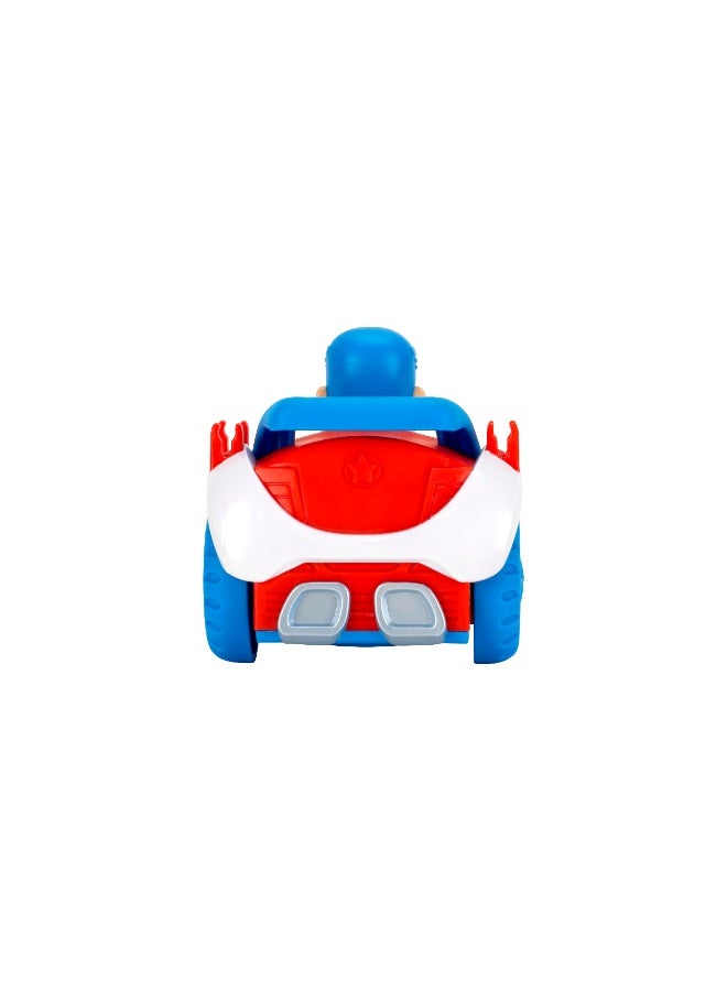 MARVEL Spidey N Friends Web Dart Zoomer Play Vehicle - Captain America | Marvel | Spiderman | Toy Vehicle | Toy Car | Collectible Toys | Encourages Imaginative Play & Motor Skills Development | Gift for Kids & Toddlers - Image 5
