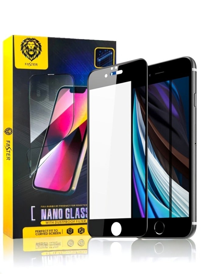 Faster Nano screen protector for iPhone 7/8, anti-breakage and anti-scratch, with HD clarity for mobile from Faster, maximum protection for the screen from scratches and breakage. - Image 1