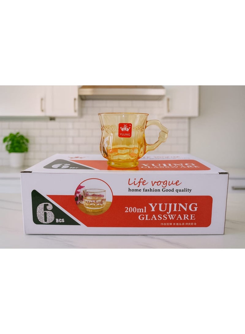 يوجينج طقم مجات شاي 6 قطع - Image 2