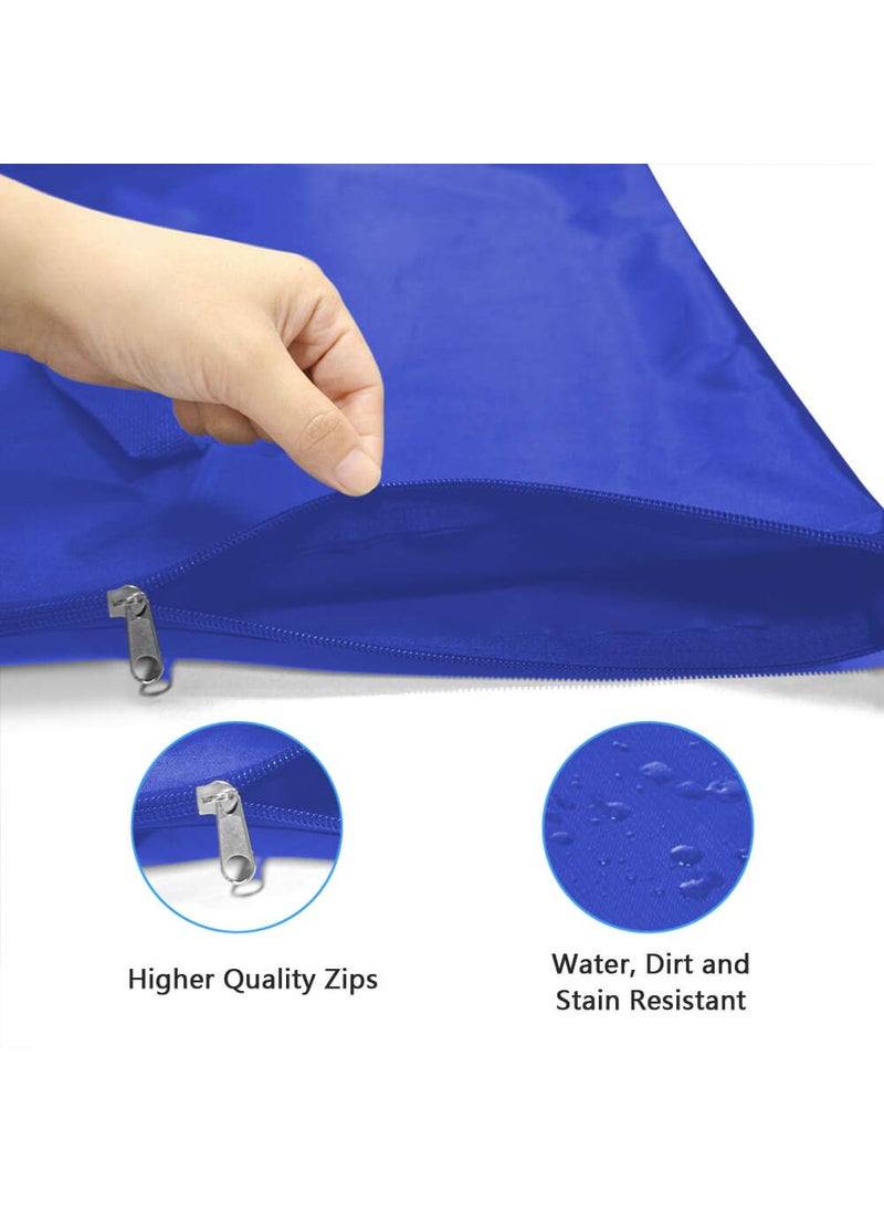 ZKOO ZKOO 24 x 36 Inch Art Portfolio Bag, Large Size Art Bag Light Weight Waterproof Poster Board Storage Bag, Art Portfolio Tote for Artwork, Poster, Sketch Drawing, Art Work, Canvas (Blue, 2 Pack)  - Image 3