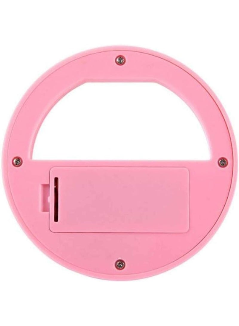 ضوء فلاش LED دائري محمول متعدد الاستخدامات قابل لإعادة الشحن USB للهاتف المحمول والكاميرا  - Image 3