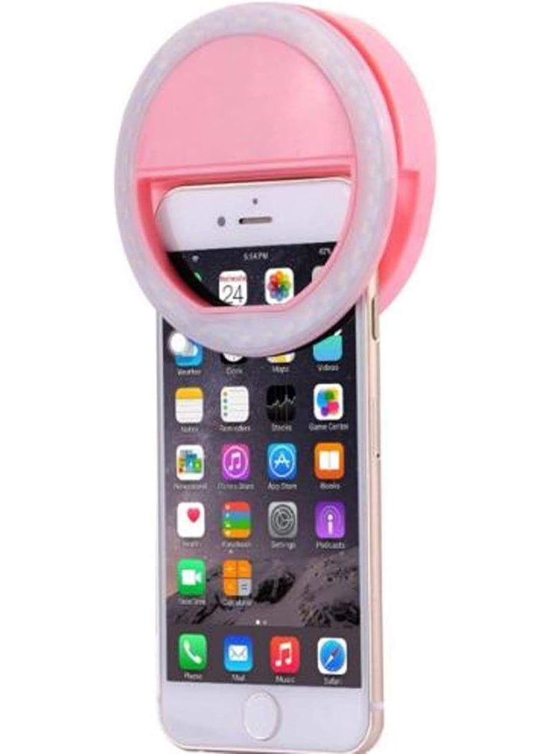 ضوء فلاش LED دائري محمول متعدد الاستخدامات قابل لإعادة الشحن USB للهاتف المحمول والكاميرا  - Image 4