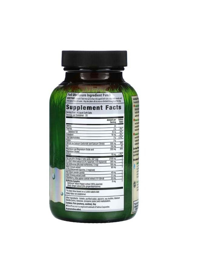Irwin Naturals EstroPause Menopause Support 80 Liquid SoftGels  - Image 2