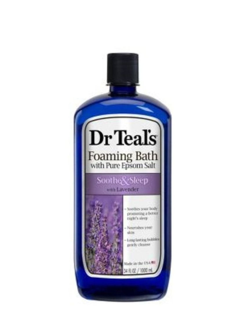 دكتور تيلز حمام رغوي يهدئ وينام باللافندر، 1000 مل