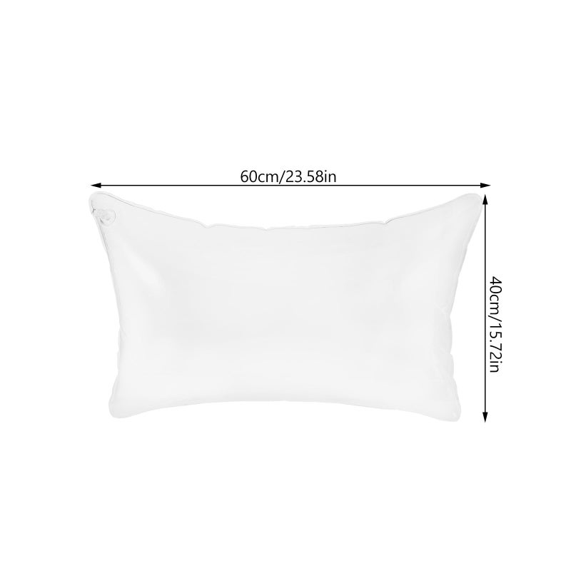 Inflatable Camping Pillow PVC 40x60cm Portable Air Cushion for Outdoor Travel Hiking - Image 3