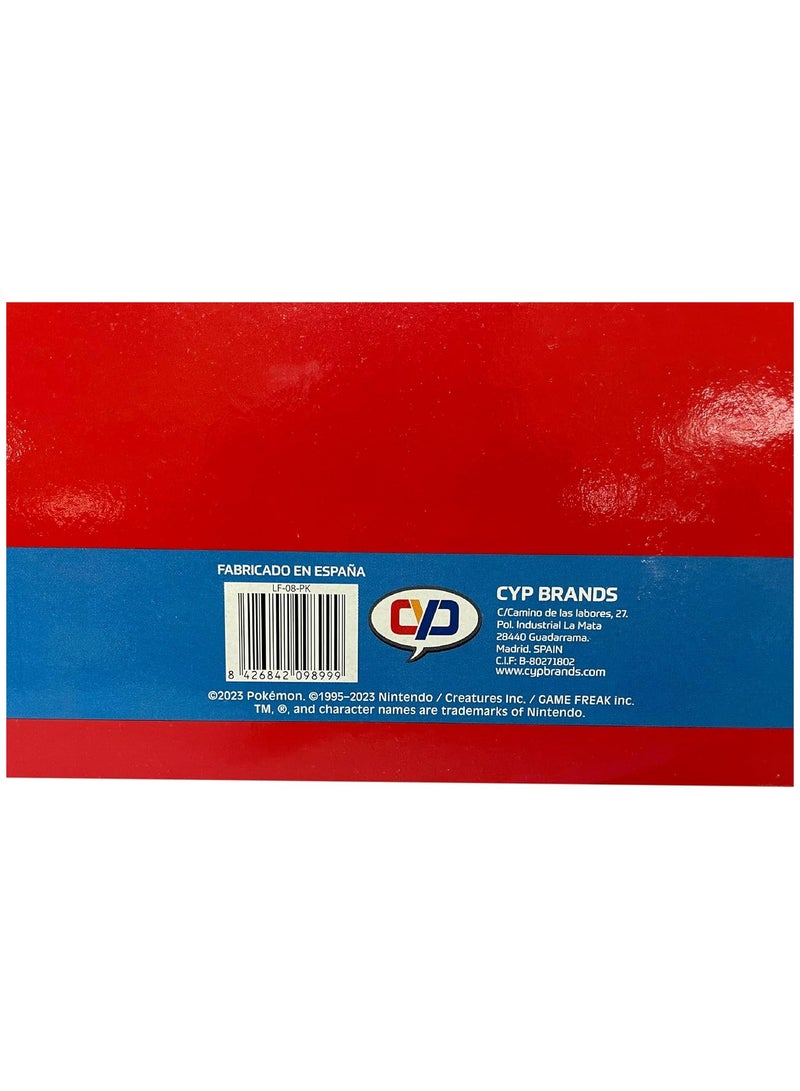 Pokemon Pikachu Colourful Notebook Folio 80 Sheets - Image 3