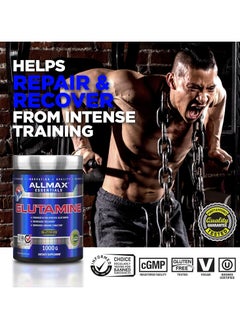 Allmax Glutamine Powder For Muscle Repair and Rapid Recovery (400 g)  - Image 3
