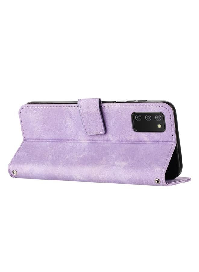 اس-توب جراب لهاتف Samsung Galaxy A03s 164 مم جراب جلدي مثلث الشكل مع حبل طويل - Image 4