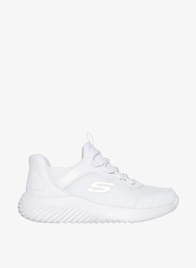 سكيتشرز Boys Slip-On Low Ankle Sneakers - Bounder