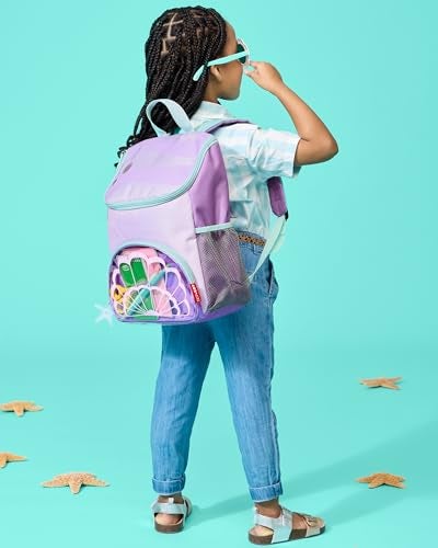 Skip Hop Big Kid's Backpack, 14 inches, 3 years+, Sparks Seashell - Image 5