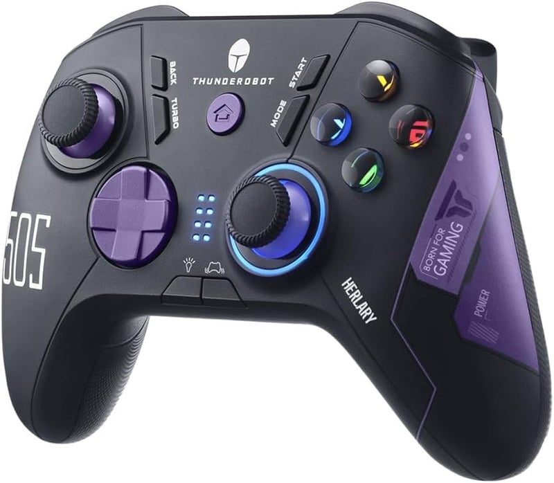 ThundeRobot G50S 1000HZ Wireless PC Controller for Windows PC,Switch,IOS&Android,PC Game Controller with Hall Effect Joysticks&Triggers/Gyroscope,6 Programmable Buttons - Image 1