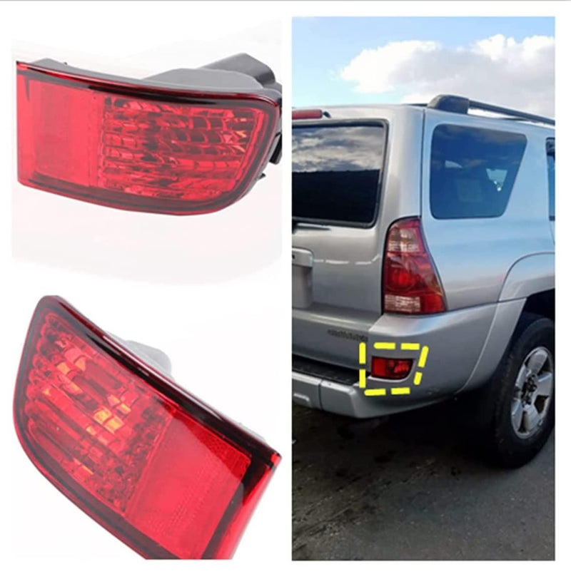 DYRDINSHOW Rear Bumper Reflector Light Lamp for Toyota 4Runner 2003 2004 2005 Left