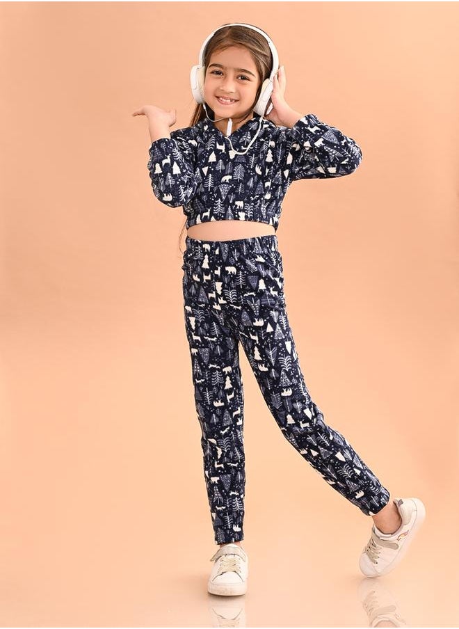 LILPICKS - All Over Print Hooded Top & Joggers Set by Styli - Image 1