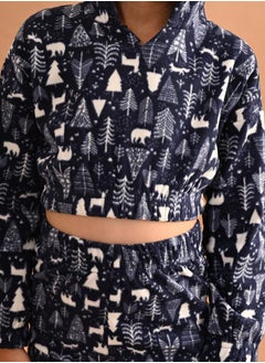 LILPICKS All Over Print Hooded Top & Joggers Set by Styli  - Image 5