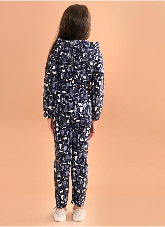 LILPICKS - All Over Print Hooded Top & Joggers Set by Styli - Image 1