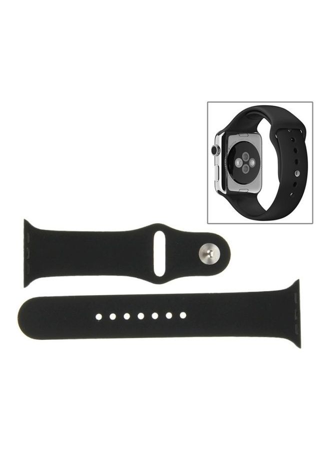 NIBEMINENT Replacement Band for Apple Watch 38mm Black  - Image 1