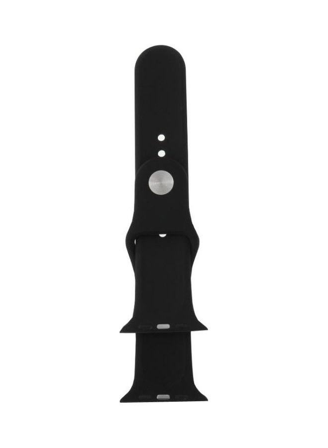 NIBEMINENT Replacement Band for Apple Watch 38mm Black  - Image 5