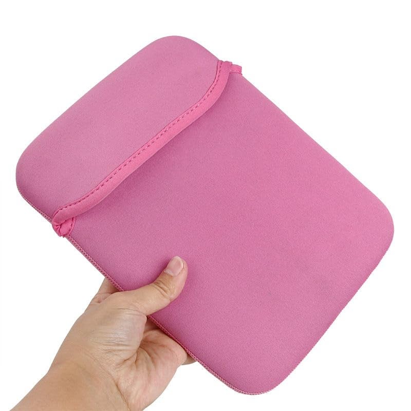 XIKKART Laptop Sleeve for All 10 inch Laptop,Tablet Bag, Case, Pouch Reversible Black & Red (Pink, 10 Inch) - Image 5