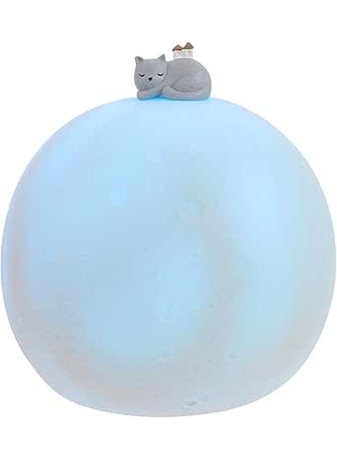 USB Rechargeable Moon Night Lamp Touch Control Bedside Night Light Nursery Bedroom - Image 1