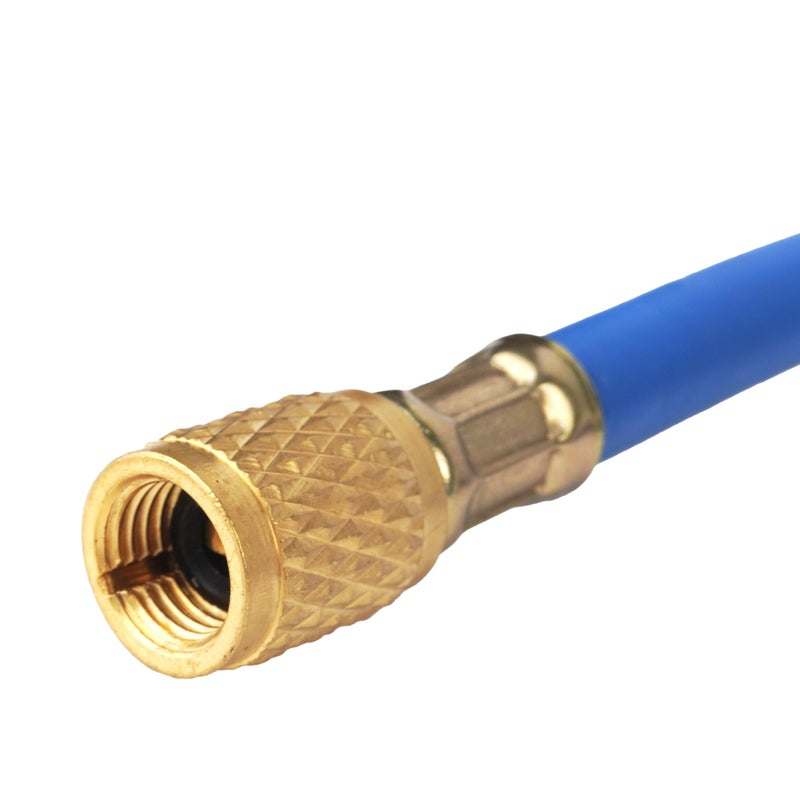 BACOENG AC Freon Refrigerant Recharge Charge Hose Kit, 1/4" Can Tap with Gauge - R134a Can to R-12/R-22 Port, Not Applicable to Automobile - Image 4