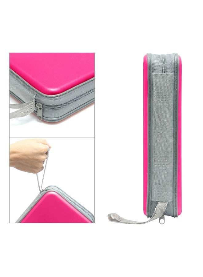Siveit 80 Capacity Heavy Duty CD/DVD Wallet Binder, Storage, Case, Bag, Holder, Booklet (Pink) - Image 3