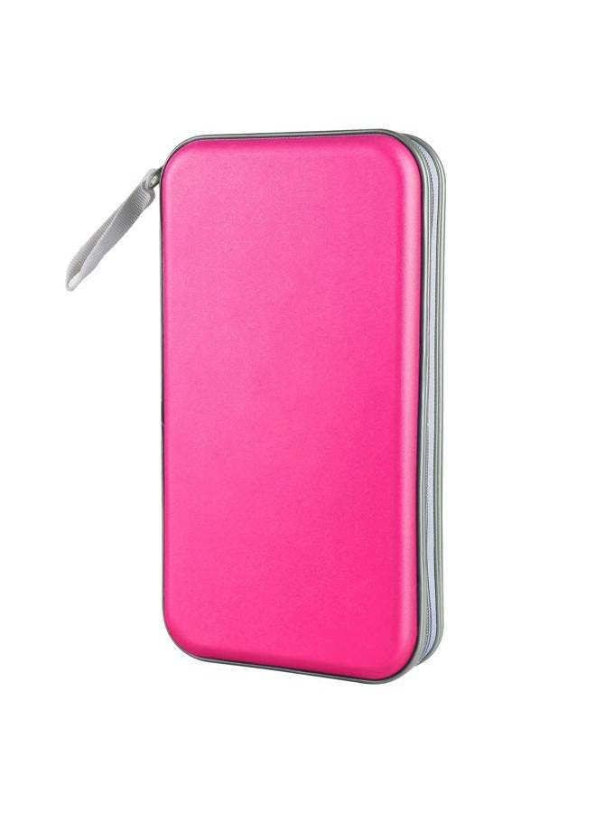 Siveit 80 Capacity Heavy Duty CD/DVD Wallet Binder, Storage, Case, Bag, Holder, Booklet (Pink) - Image 1