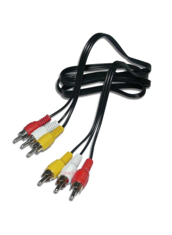 1.5 Meters 3 Meters 3 To 3 AV Line Set-top Box DVD TV 3 To 3 Lotus Head Audio Video Male To Male Line-Color:-2 Three To Three 15m Wires  - Image 2