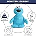 Jay Franco Weighted Sesame Street Plush Pillow Buddy 25 lbs Soft Plushie Stuffed Pillow 20 Inches Blue Cookie Monster - Image 4