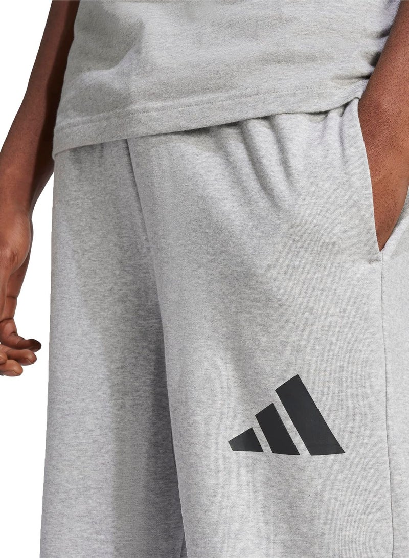 Adidas Essentials Wide Leg 3 Bar Logo Joggers - Image 3
