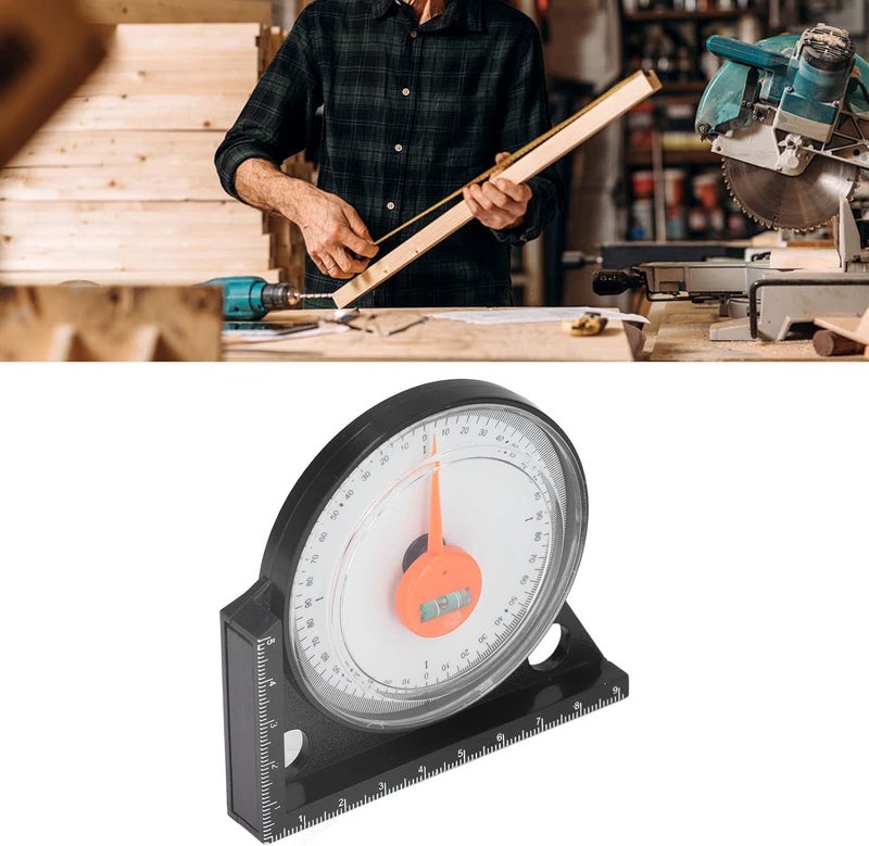 Aramox Angle Finder, High Accuracy Degrees Measuring Tool Sturdy Durable Plastic Material with Clear Scale for Carpentry Woodworking Metalworking - Image 3
