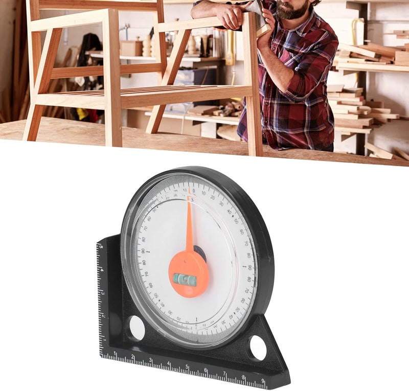 Aramox Angle Finder, High Accuracy Degrees Measuring Tool Sturdy Durable Plastic Material with Clear Scale for Carpentry Woodworking Metalworking - Image 4