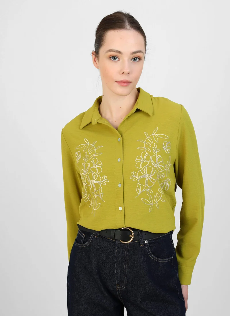 Refka by modanisa Olive Green - Tunic - Refka