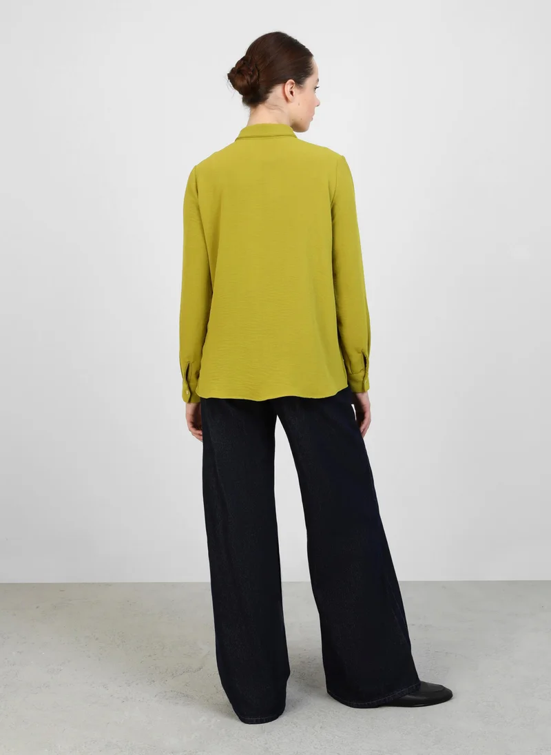 Refka by modanisa Olive Green - Tunic - Refka