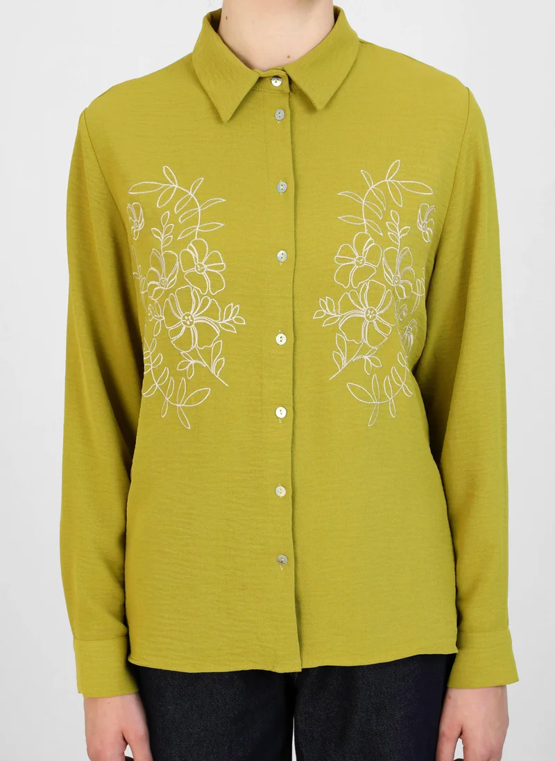 Refka by modanisa Olive Green - Tunic - Refka