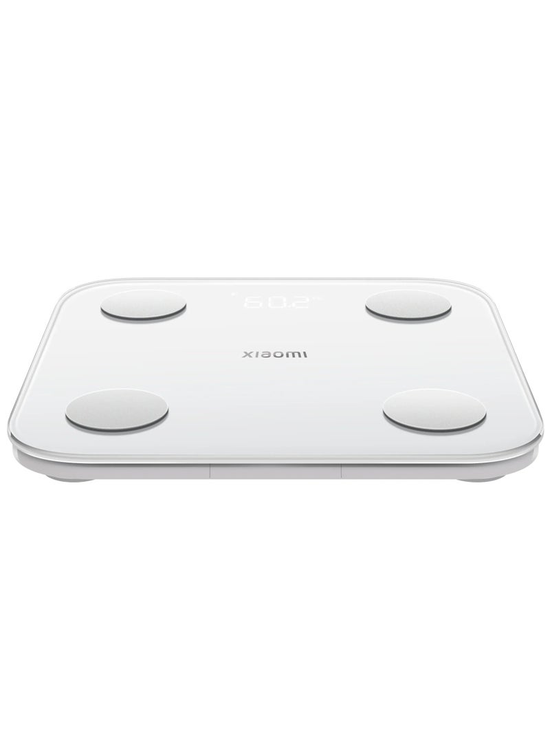 Xiaomi Body Composition Smart Scale S400 13 Body Metrics, High-Precision BIA Sensors, Bluetooth Sync, Auto User Recognition, LED Display, Tempered Glass, Pregnancy Mode, 150kg Capacity – White - Image 4