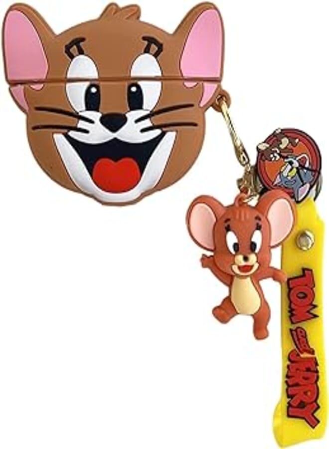 For Apple Airpods Pro 2 Case Cover Cartoon Cute Funny Anti-Fall Protective Case Cover For Apple Airpods Pro 2 (Jerry)