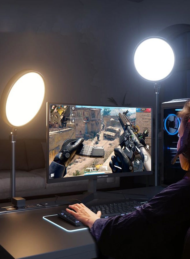 TODI Large Ring Light with 79" Stand, 6500K Full-Screen Selfie Light Ring with Stand and Phone Holder, Professional Big Ring Light for Live Stream, YouTube, TikTok, Makeup, Video, Barber, Photography - Image 5