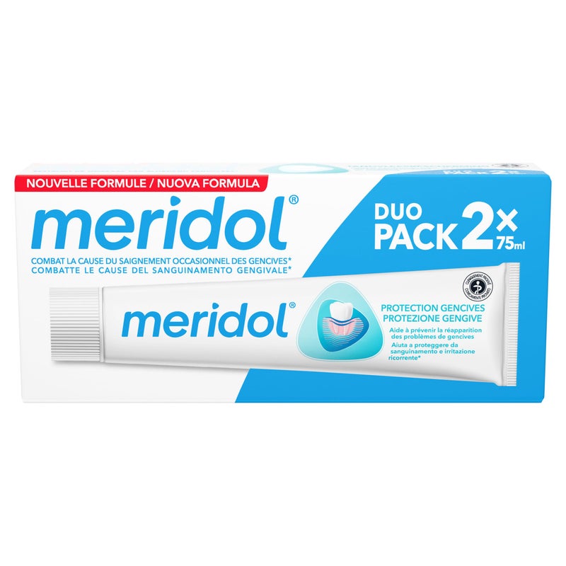 Meridol MERIDOL GENCIVES IRRITEES Dentifrice Pack Double (2 x 75 ml)