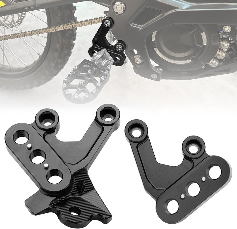 smotrcc Sur Ron Foot Pegs Bracket CNC Aluminum - Image 1
