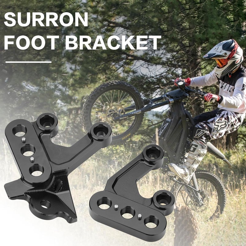 smotrcc Sur Ron Foot Pegs Bracket CNC Aluminum - Image 4