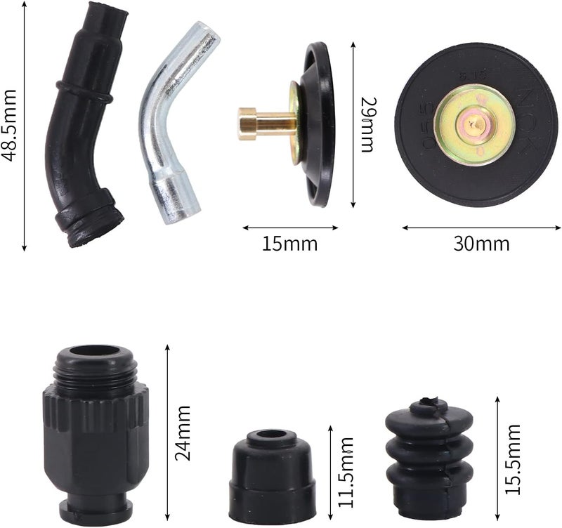 Tektall Carburetor Repair Rebuild Kit for Kawasaki Vulcan VN800 Keihin 1995-2006 - Image 3