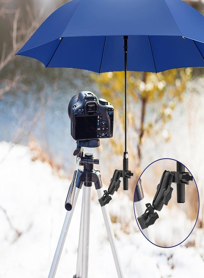 SHOPEE Double Clamp Camera Clamp Mount, Super Clamp with 360° Swivel Ball Double Ball Head for Pole Traverse Camera Light Reflector Light Tripod Umbrella Handlebar Motorcycle Bicycle - Image 3