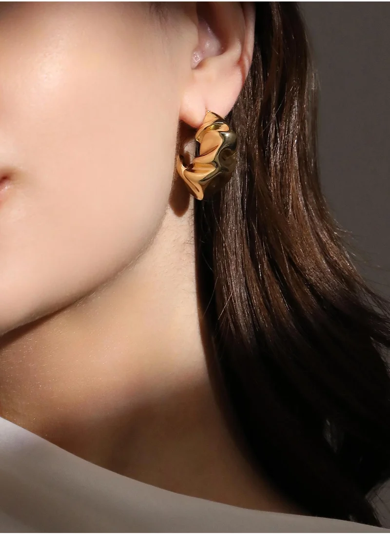 سوهي Women's The Crumble Hoop Earrings