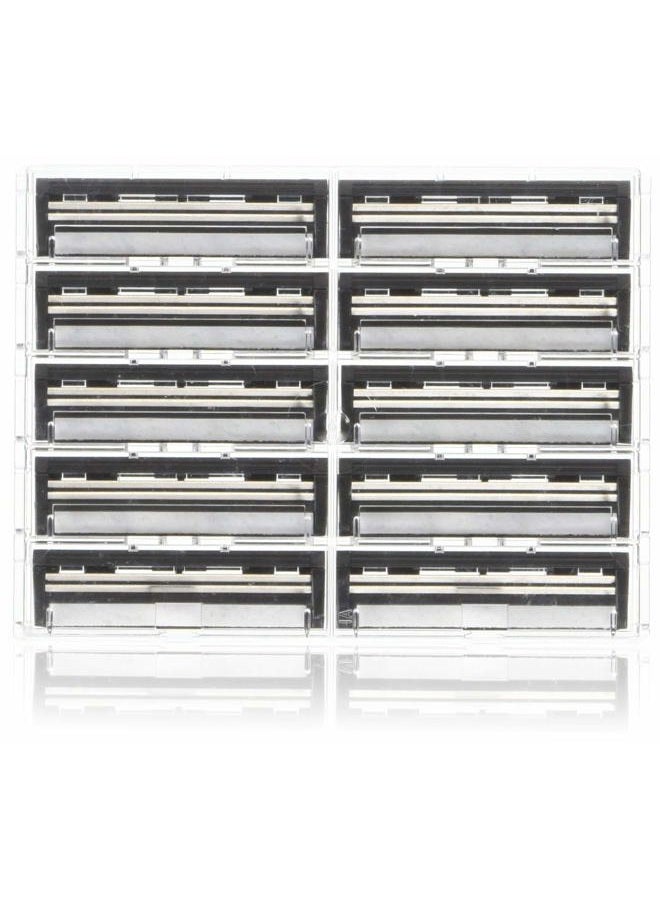 100 Twin 2 (TWIN II) Razor blades - Compatible with GIllette's Trac 2 Razor system