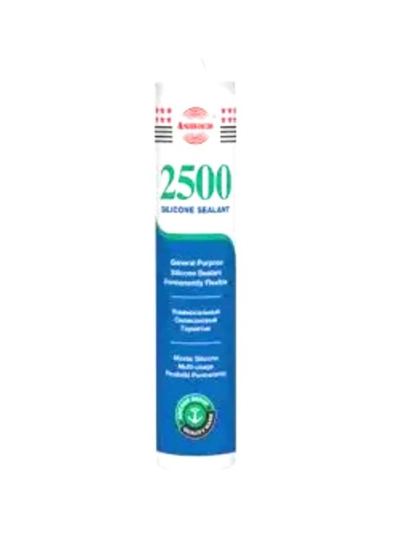 Asmaco General Purpose Silicone Sealant  Asmaco 2500 White  - Image 3